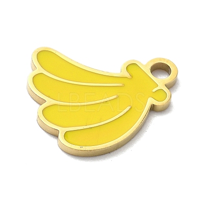 304 Stainless Steel Fruit Enamel Pendants LS-STAS-G362-04G-05-1