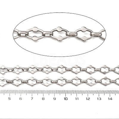 304 Stainless Steel Oval Link Chains CHS-S012-20P-1