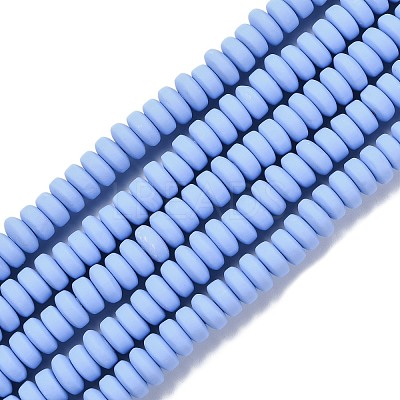Handmade Polymer Clay Beads Strands X-CLAY-N008-008-92-1