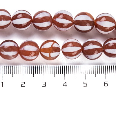 Tibetan Style dZi Beads Strands G-C133-A05-03-1