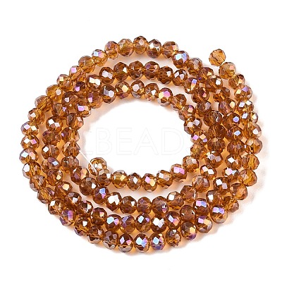 Electroplate Glass Beads Strands EGLA-A044-T3mm-B04-1