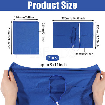 Polyester Book Cover OFST-WH0004-144I-1