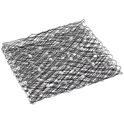 Polyester Mesh Ribbons for Bridal Headwear AJEW-WH0518-73B-1