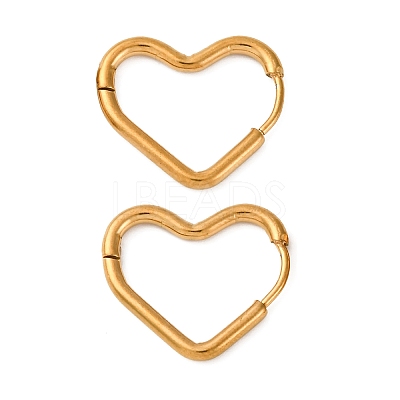 201 Stainless Steel Hoop Earrings EJEW-Z127-01G-05-1