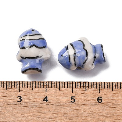 Handmade Porcelain Beads PORC-R002-01C-1