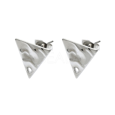 Non-Tarnish 304 Stainless Steel Stud Earring Findings STAS-L024-003P-02-1