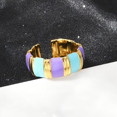 304 Stainless Steel Adjustable Cuff Rings RJEW-Q015-02G-C-1