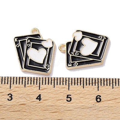 Alloy Enamel Pendants ENAM-O001-11M-G-1