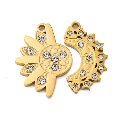 Valentine's Day 304 Stainless Steel Pendants LS-STAS-H235-05G-1