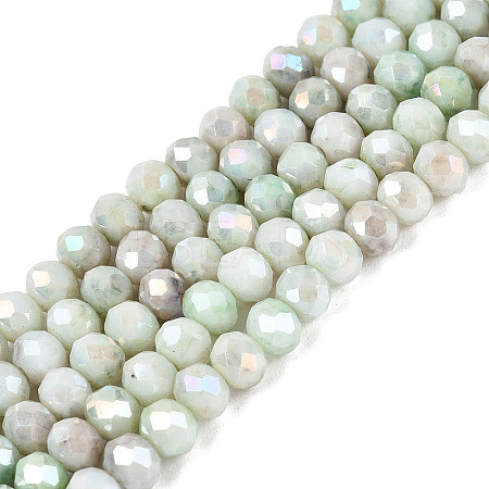 Ombre Effect Dyed Glass Beads Strands GLAA-C023-02-C22-1