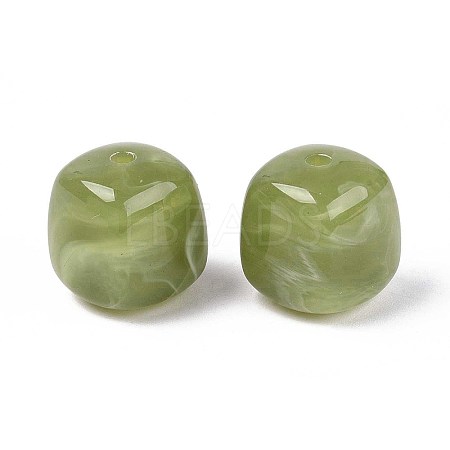 Opaque Acrylic Beads OACR-ZX006-33J-1