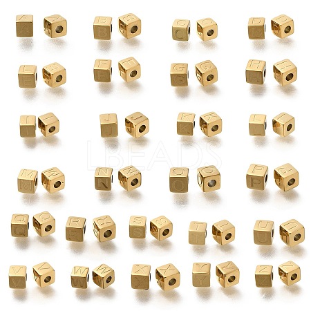 26Pcs Ion Plating(IP) 304 Stainless Steel Beads STAS-F308-01G-1
