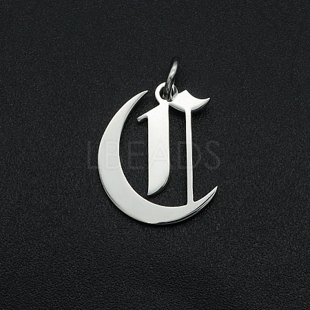 Non-Tarnish 304 Stainless Steel Pendants A-STAS-R111-JA565-C-1