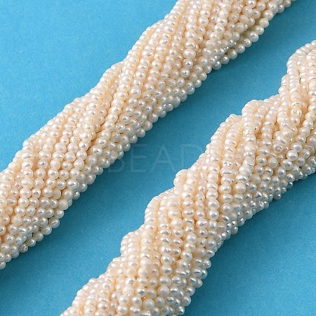 Natural Cultured Freshwater Pearl Beads Strands PEAR-L034-14A-1