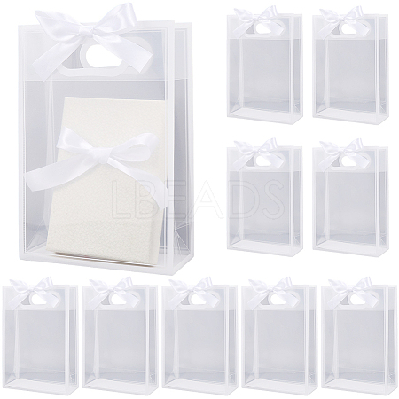 12Pcs Rectangle Plastic Gift Bags ABAG-SP0001-07E-1