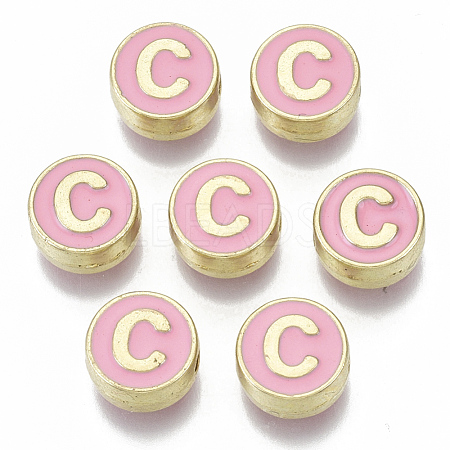 Alloy Enamel Beads ENAM-S122-028C-NR-1