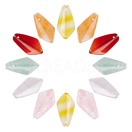 Natural & Synthetic Mixed Gemstone Pendants G-AR0003-46-1