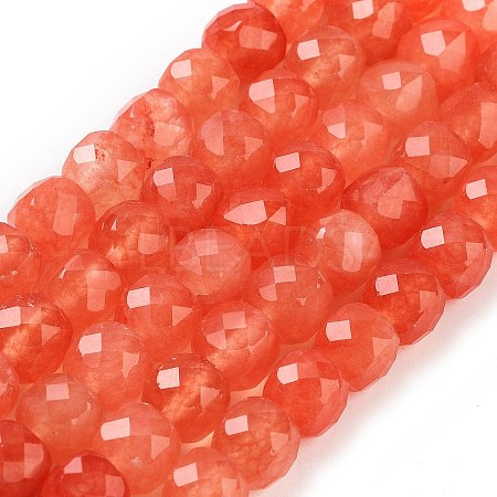 Natural White Jade Beads Strands G-H028-A09-20-1