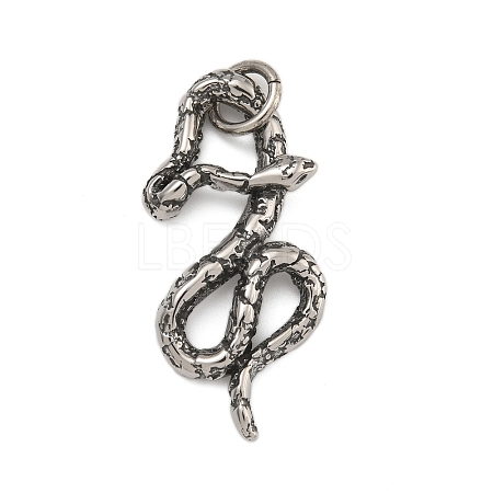 316 Surgical Stainless Steel Pendants STAS-Z073-124AS-03-1