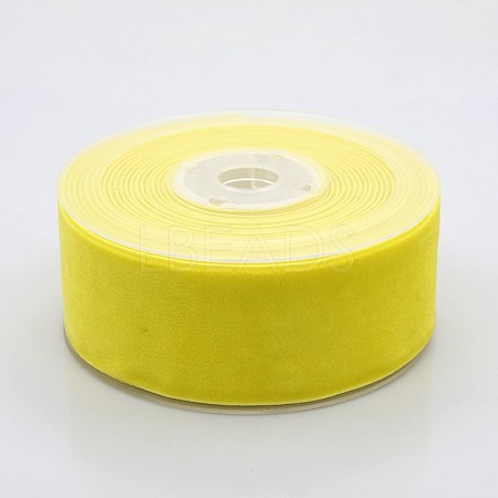 Polyester Velvet Ribbon for Gift Packing and Festival Decoration SRIB-M001-38mm-640-1