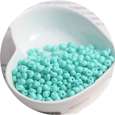 Macaron Baking Paint Glass Seed Beads PW-WGB8861-28-1