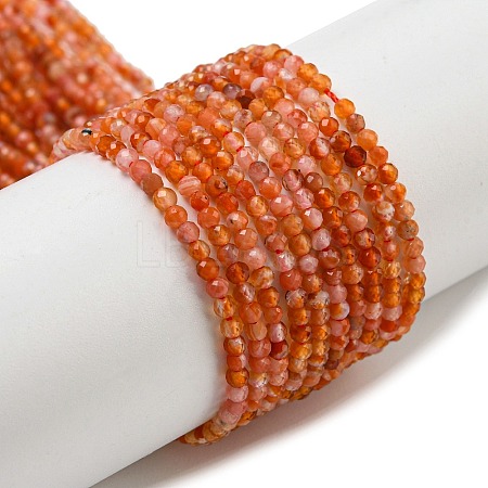 Natural Carnelian Beads Strands G-A129-A01-01-1