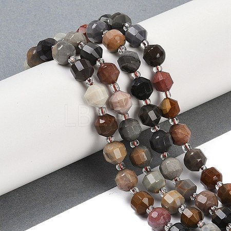 Natural Ocean Jasper Beads Strands G-O201B-129F-1