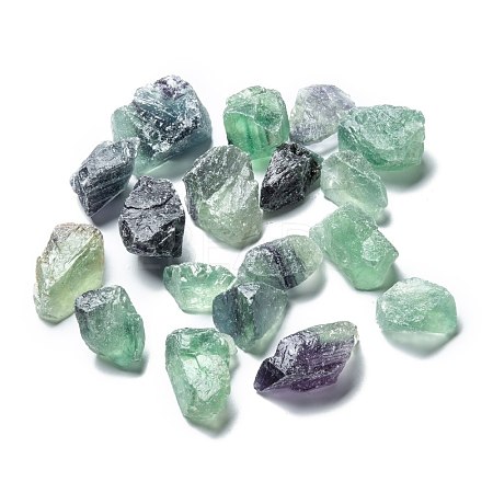 Rough Raw Natural Fluorite Beads G-F704-04-1