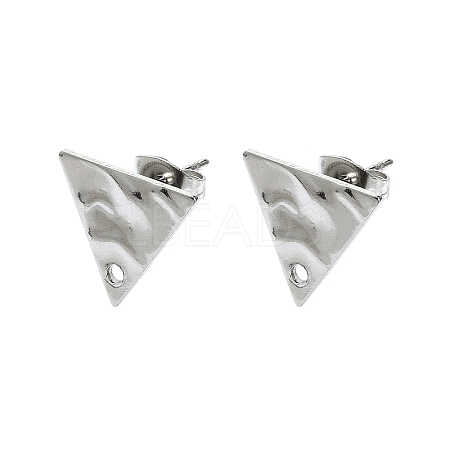 Non-Tarnish 304 Stainless Steel Stud Earring Findings STAS-L024-003P-02-1