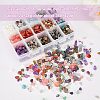 Natural & Synthetic Mixed Gemstone & Glass Chip Beads G-NB0002-07-2