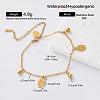 304 Stainless Steel Charm Anklets for Women YT2164-2-1