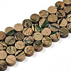 Natural Verdite Stone Beads Strands G-N346-06A-03-2