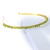 Natural Peridot Hair Bands PW-WGC1C33-12-1