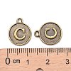 Alloy Pendant Cabochon Settings PALLOY-N156-01C-AB-2