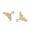 Alloy Rhinestone Pendants PALLOY-P312-05G-2