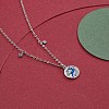 Christmas Theme Brass Pendant Necklaces NJEW-BB35103-3