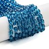 Glass Beads Strands X-GLAA-R024-6x4mm-4-2