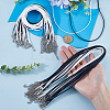 50Pcs 2 Colors Waxed Imitation Leather Cord Necklace Makings MAK-SP0001-05-3