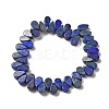 Natural Lapis Lazuli Dyed Beads Strands G-B064-B20-3