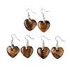 Natutal Tiger Eye Dangle Earrings EJEW-F343-D08-1