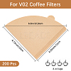 100Pcs Paper Coffee Filters FIND-WH20007-39A-2