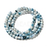 Natural Blue Ice Glacierite Stone Beads Strands G-G078-A01-05-2