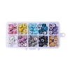 Polymer Clay Rhinestone European Beads CPDL-JP0001-01-2