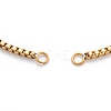 304 Stainless steel Chain Bracelet Making STAS-F118-G-A-2