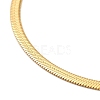 Ion Plating(IP) 304 Stainless Steel Herringbone Chain Necklace for Men Women NJEW-E076-04B-G-2