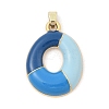 Alloy Enamel Pendants ENAM-S023-01G-O-2