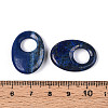 Natural Lapis Lazuli Large Hole Pendants G-N348-06A-01-3