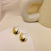 Crescent Moon Alloy Stud Earrings WG64463-23-1