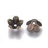 Tibetan Style Flower Alloy Bead Caps LS-TIBEP-S192-AB-NR-2