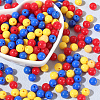 Opaque Acrylic Beads SACR-PA0001-04B-02-7